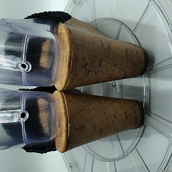 Montego Bay Club 7.5 black wedge mules - Picture 3 of 8